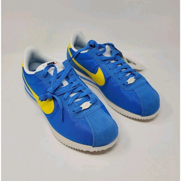 Nike Cortez TXT Light Photo Blue Lightning Sail HF0263-402 Men’s Size 8.5 - Picture 2 of 10